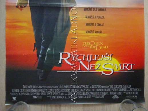 RYCHLEJŠÍ NEŽ SMRT, SHARON STONE, GENE HACKMAN, PLAKÁT 39MD