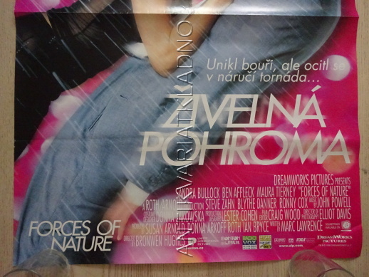 ŽIVELNÁ POHROMA, SANDRA BULLOCK, PLAKÁT 47MD