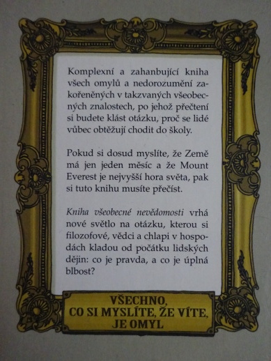 KNIHA VŠEOBECNÉ NEVĚDOMOSTI, JOHN LLOYD, JOHN MITCHISON, **an