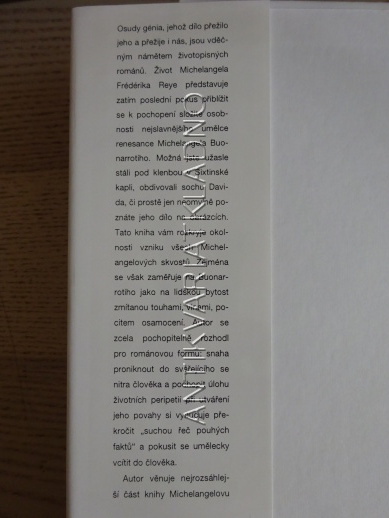 ČLOVĚK MICHELANGELO, FREDERIC REY, **an