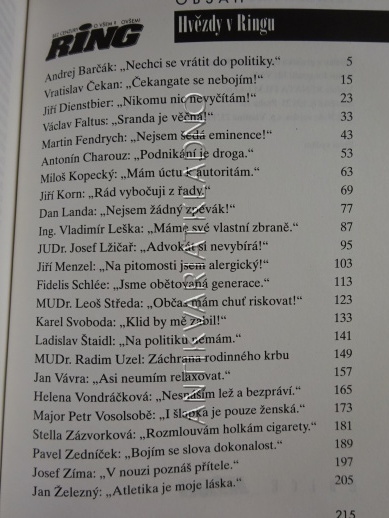 HVĚZDY V RINGU, PETR BOŠNAKOV, **an