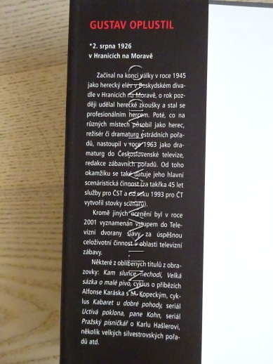 GUSTAV OPLUSTIL, ZA HUMOREM CESTOU NECESTOU, **an