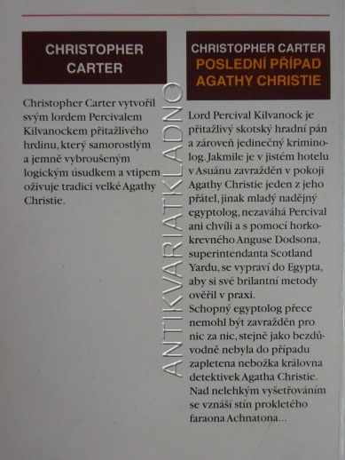 POSLEDNÍ PŘÍPAD AGATHY CHRISTIE, CHRISTOPHER CARTER, **an