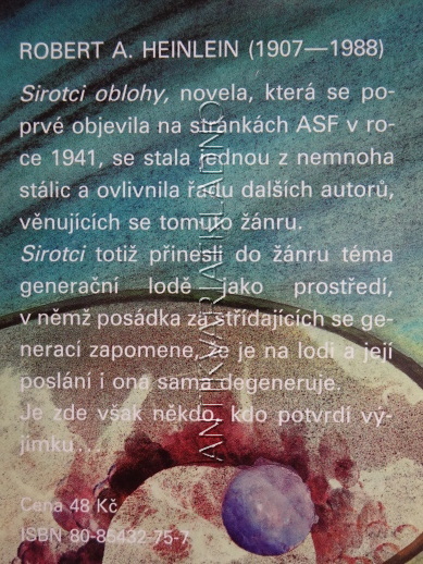 SIROTCI OBLOHY, ROBERT A. HEINLEIN, **an