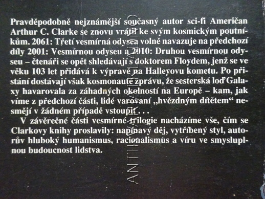 2061: TŘETÍ VESMÍRNÁ ODYSEA, ARTHUR C.CLARKE, **an
