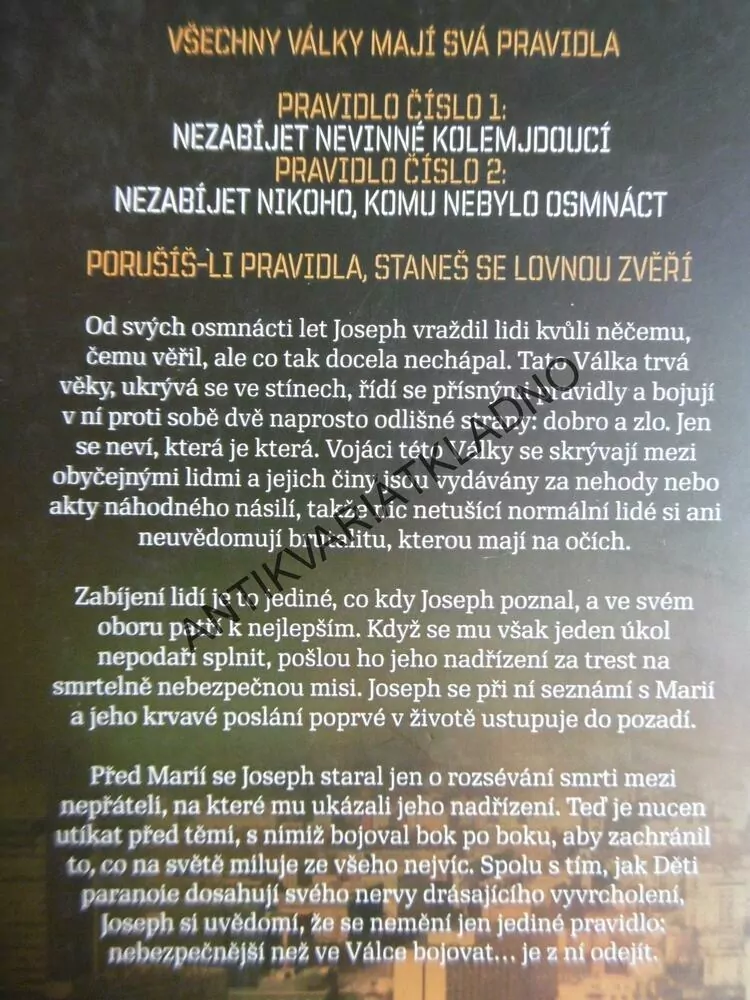DĚTI PARANOIE, VÁLKA NIKDY NESKONČILA, TREVOR SHANE