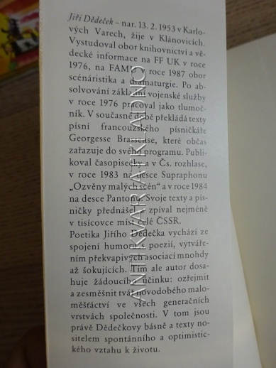 MĚSÍC NAD SÍDLIŠTĚM, JIŘÍ DĚDEČEK, **an