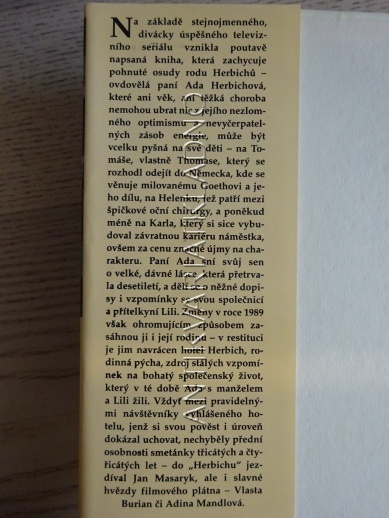 HOTEL HERBICH, PETR ZIKMUND, **an