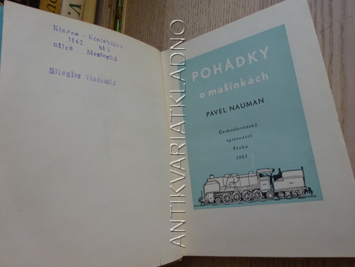POHÁDKY O MAŠINKÁCH, PAVEL NAUMAN, **an