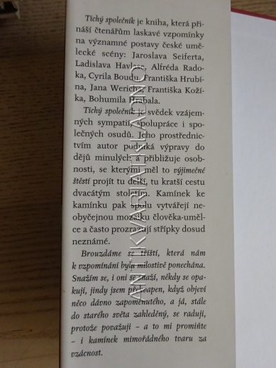 TICHÝ SPOLEČNÍK, ADOLF BRANALD, **an