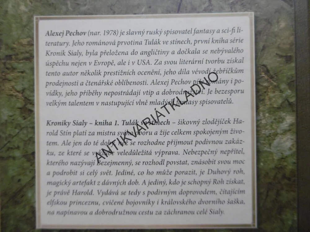TULÁK VE STÍNECH, ALEXEJ PECHOV, KRONIKY SIALY 1., **an