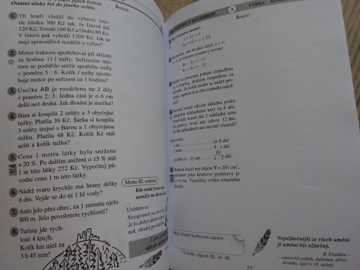 ROVNICE, SLOVNÍ ÚLOHY, MATEMATIKA