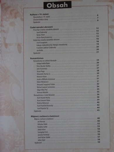 LITERATURA PRO 2. ROČNÍK STŘEDNÍCH ŠKOL, PRACOVNÍ SEŠIT
