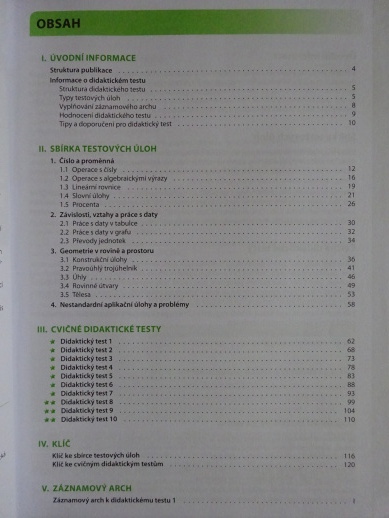 TESTY Z MATEMATIKY PRO ŽÁKY 9. TŘÍD ZŠ, 2020