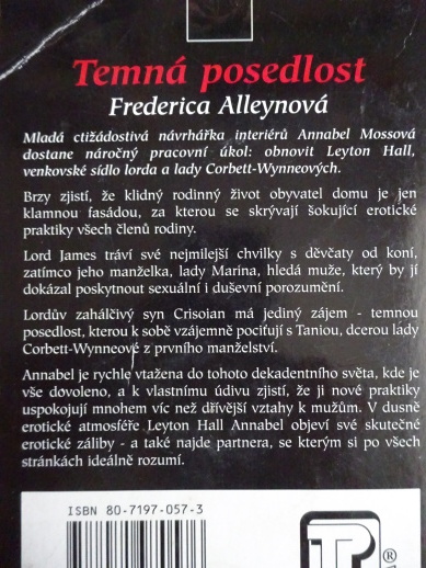 TEMNÁ POSEDLOST, FREDERICA ALLEYNOVÁ, **an
