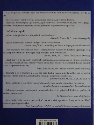 HARMONIE OSOBNOSTI A ZMĚNOVÝ PROCES, RONALD ROBBINS, **an