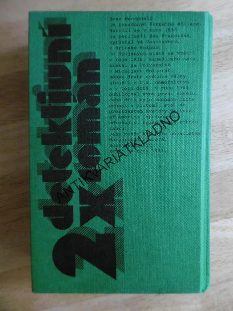 ŠÍPKOVÁ RŮŽENKA, BÍLE PRUHOVANÝ POHŘEBNÍ VŮZ, ROSS MACDONALD, **an