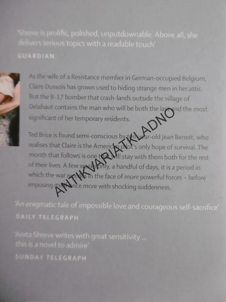 RESISTANCE, ANITA SHREVE, ANGLICKY, **an