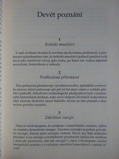 CELESTINSKÉ PROROCTVÍ, JAMES REDFIELD, CAROL ADRIENNE, **an