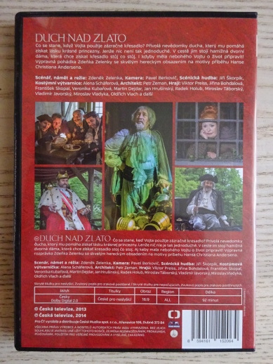 DUCH NAD ZLATO, DVD FILM ČR