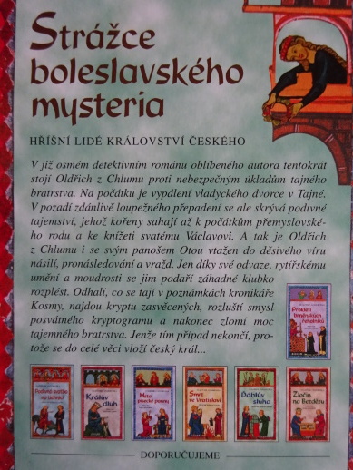 STRÁŽCE BOLESLAVSKÉHO MYSTERIA, VLASTIMIL VONDRUŠKA, **an