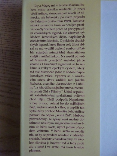 GOG A MAGOG, MARTIN BUBER, **an
