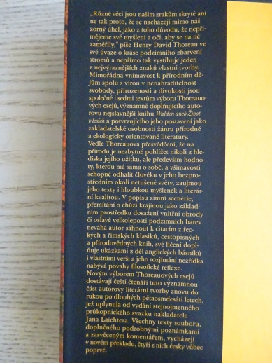 TOULKY PŘÍRODOU, HENRY DAVID THOREAU, **an