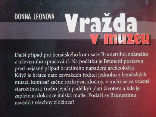 VRAŽDA V MUZEU, DONNA LEONOVÁ, **an
