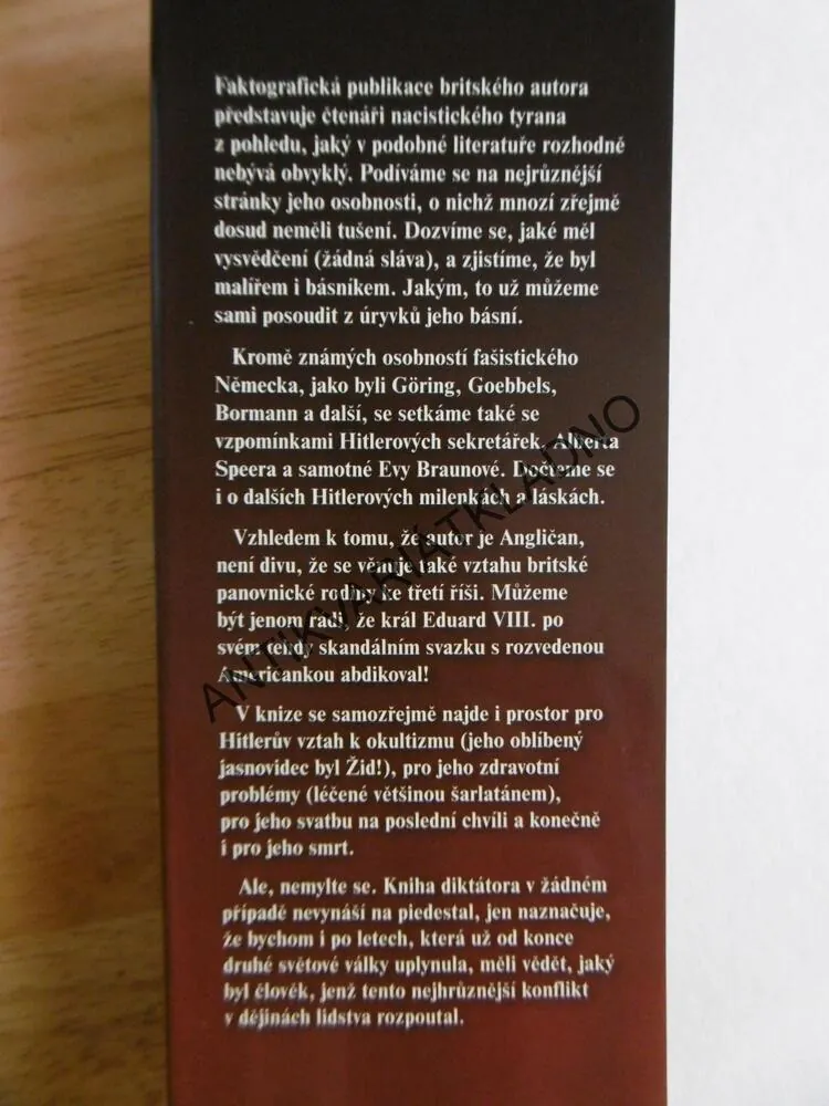 SLOŽKA HITLER, ZÁKLADNÍ FAKTA, PATRICK DELAFORCE, **an