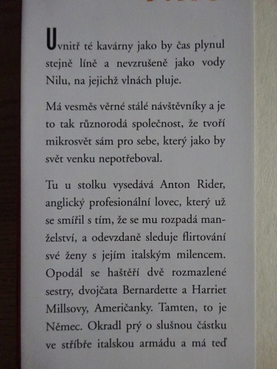 KAVÁRNA NA NILU, BARTLE BULL, **an