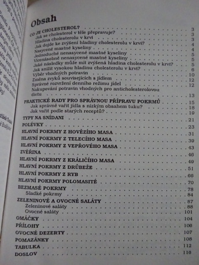 ANTICHOLESTEROLOVÁ KUCHAŘKA, **an