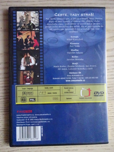 ČERTE, TADY STRAŠÍ, DVD FILM POHÁDKA