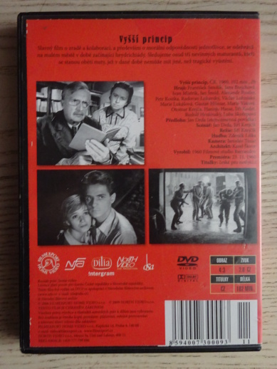 VYŠŠÍ PRINCIP, DVD FILM 