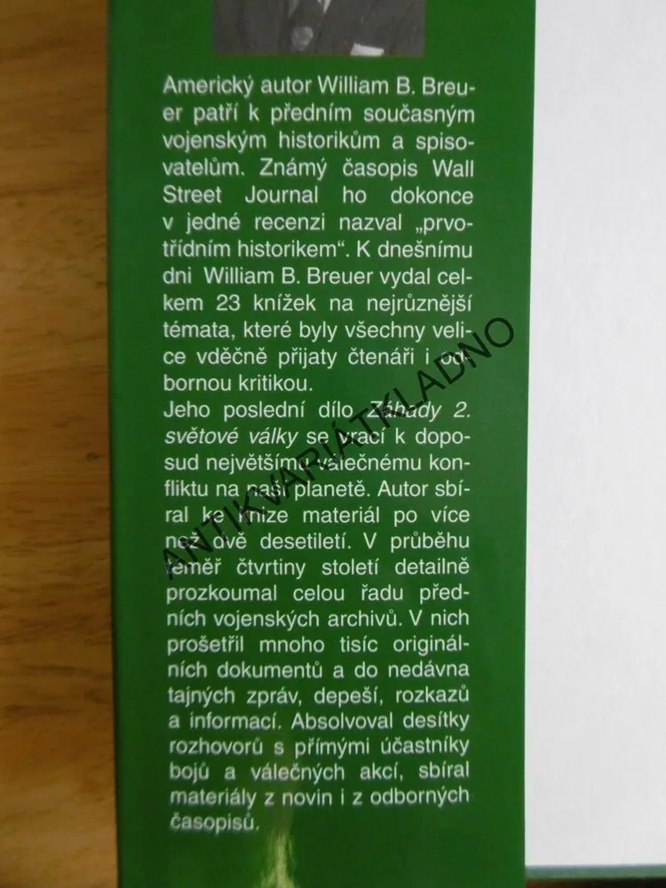 ZÁHADY 2.SVĚTOVÉ VÁLKY, WILLIAM B.BREUER, **an