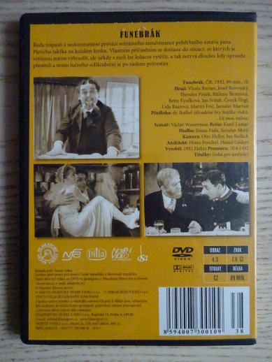 FUNEBRÁK, DVD FILM  ČR