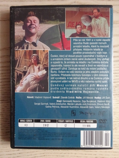 ŽIVOT A NEOBYČEJNÁ DOBRODRUŽSTVÍ IVANA ČONKINA, DVD FILM