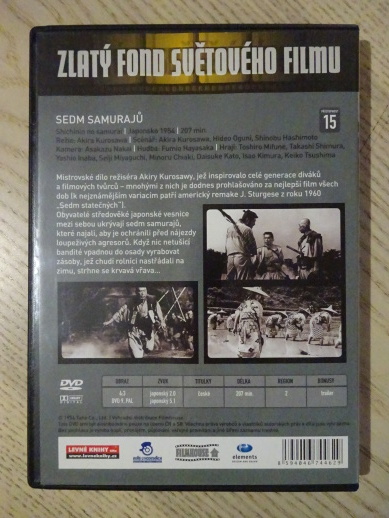 SEDM SAMURAJŮ, DVD FILM
