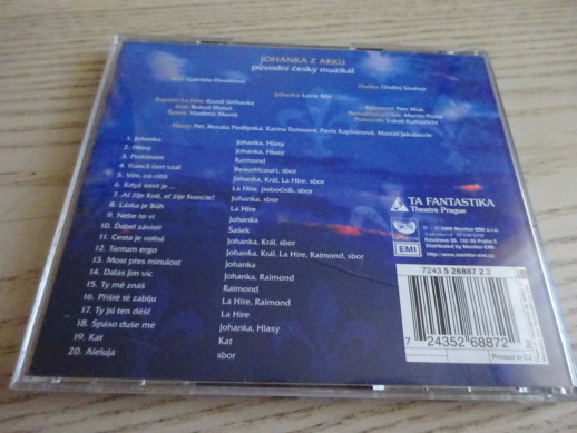JOHANKA Z ARKU, CD HUDBA