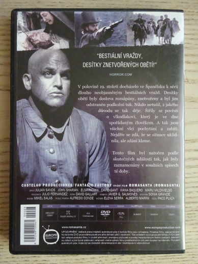 ROMASANTA, HON NA VLKODLAKA, DVD FILM HOROR