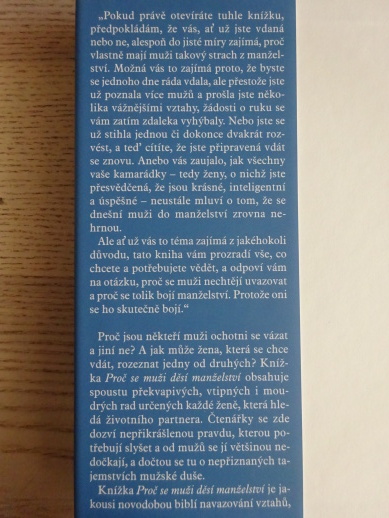 PROČ SE MUŽI DĚSÍ MANŽELSTVÍ, R. M. JOHNSON, **an