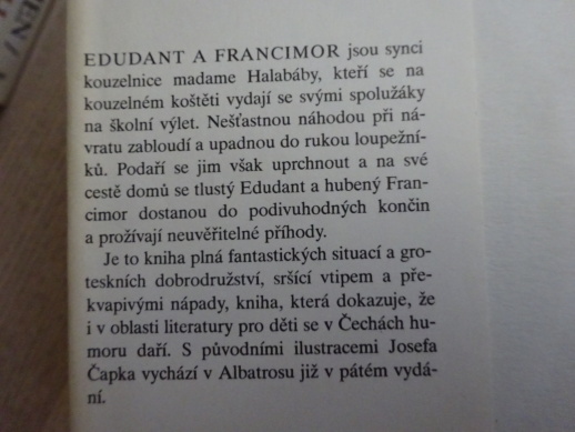 EDUDANT A FRANCIMOR, KAREL POLÁČEK, **an