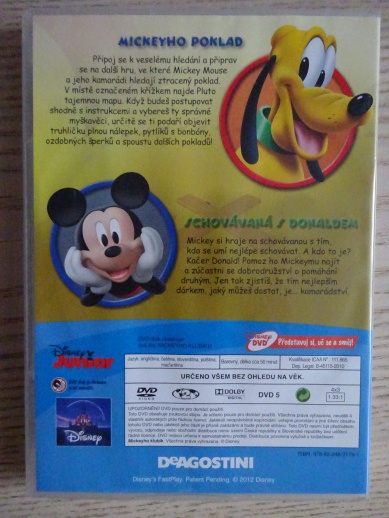 MICKEYHO KLUBÍK 6, MICKEY MOUSE, DVD FILM