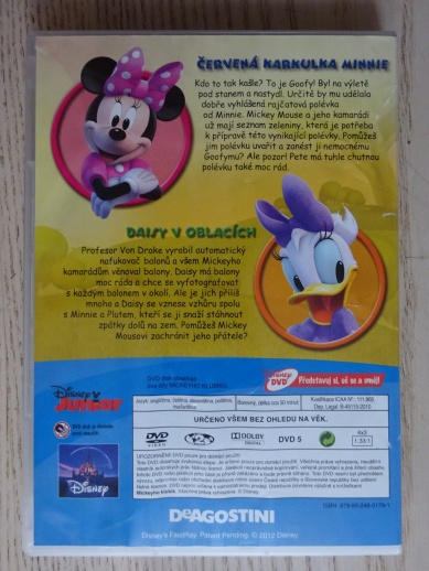MICKEYHO KLUBÍK 7, MICKEY MOUSE, DVD FILM