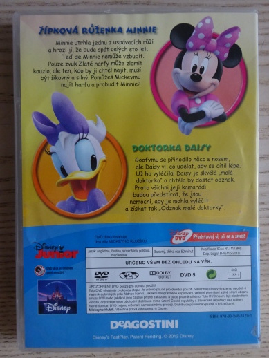 MICKEYHO KLUBÍK 9, MICKEY MOUSE, DVD FILM
