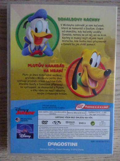 MICKEYHO KLUBÍK 13, MICKEY MOUSE, DVD FILM