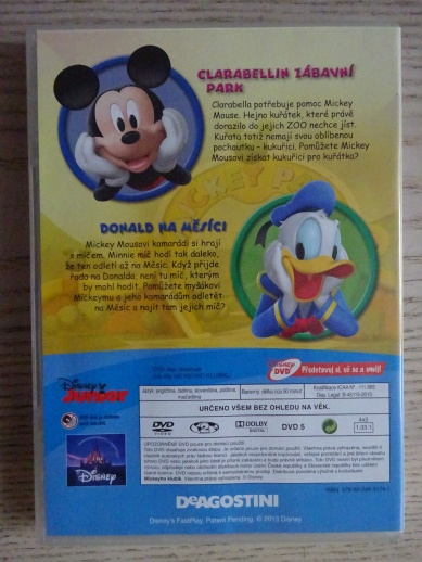 MICKEYHO KLUBÍK 14, MICKEY MOUSE, DVD FILM