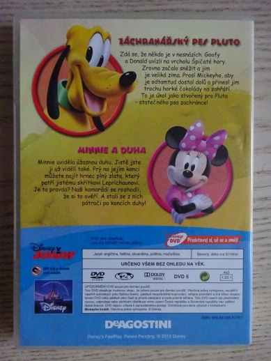 MICKEYHO KLUBÍK 18, MICKEY MOUSE, DVD FILM