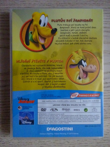 MICKEYHO KLUBÍK 22, MICKEY MOUSE, DVD FILM