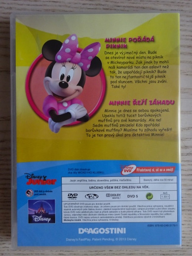 MICKEYHO KLUBÍK 25, MICKEY MOUSE, DVD FILM