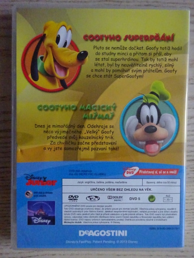 MICKEYHO KLUBÍK 35, MICKEY MOUSE, DVD FILM
